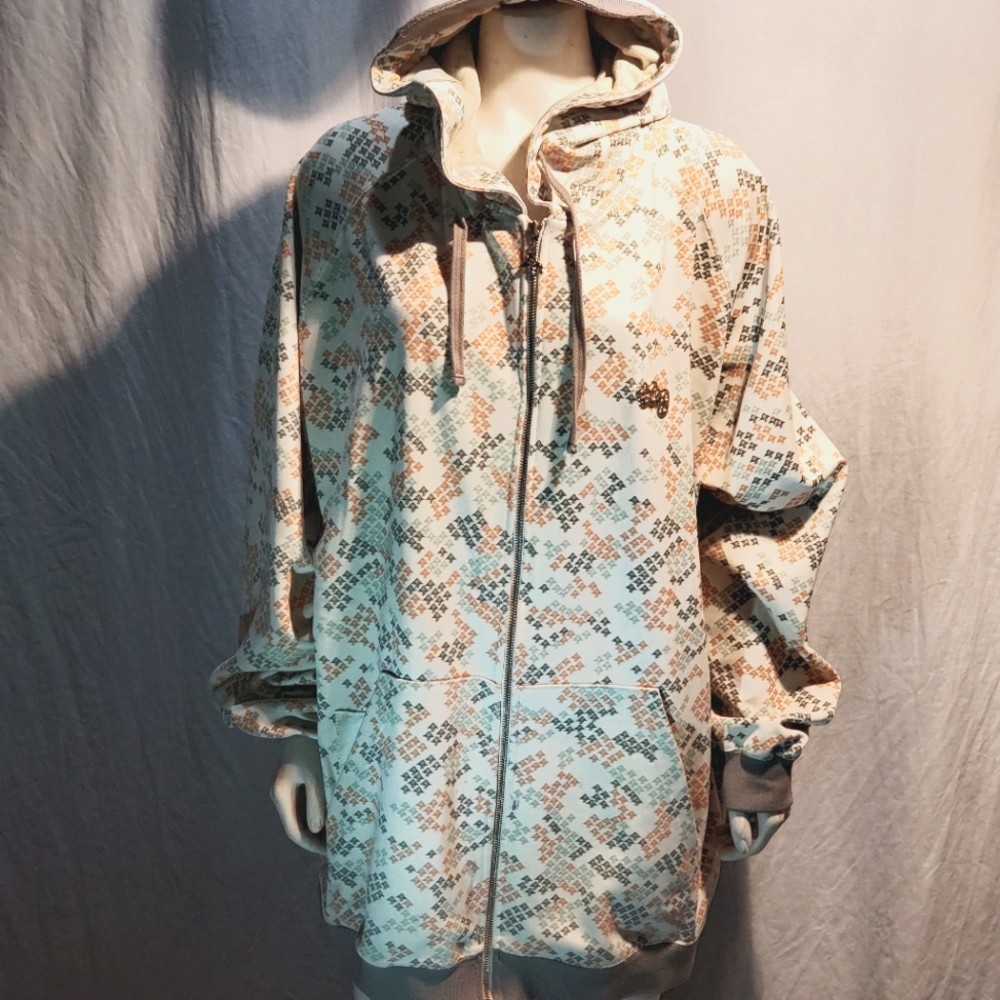 LRG Zip-up Jacket with Matching hat 2xl